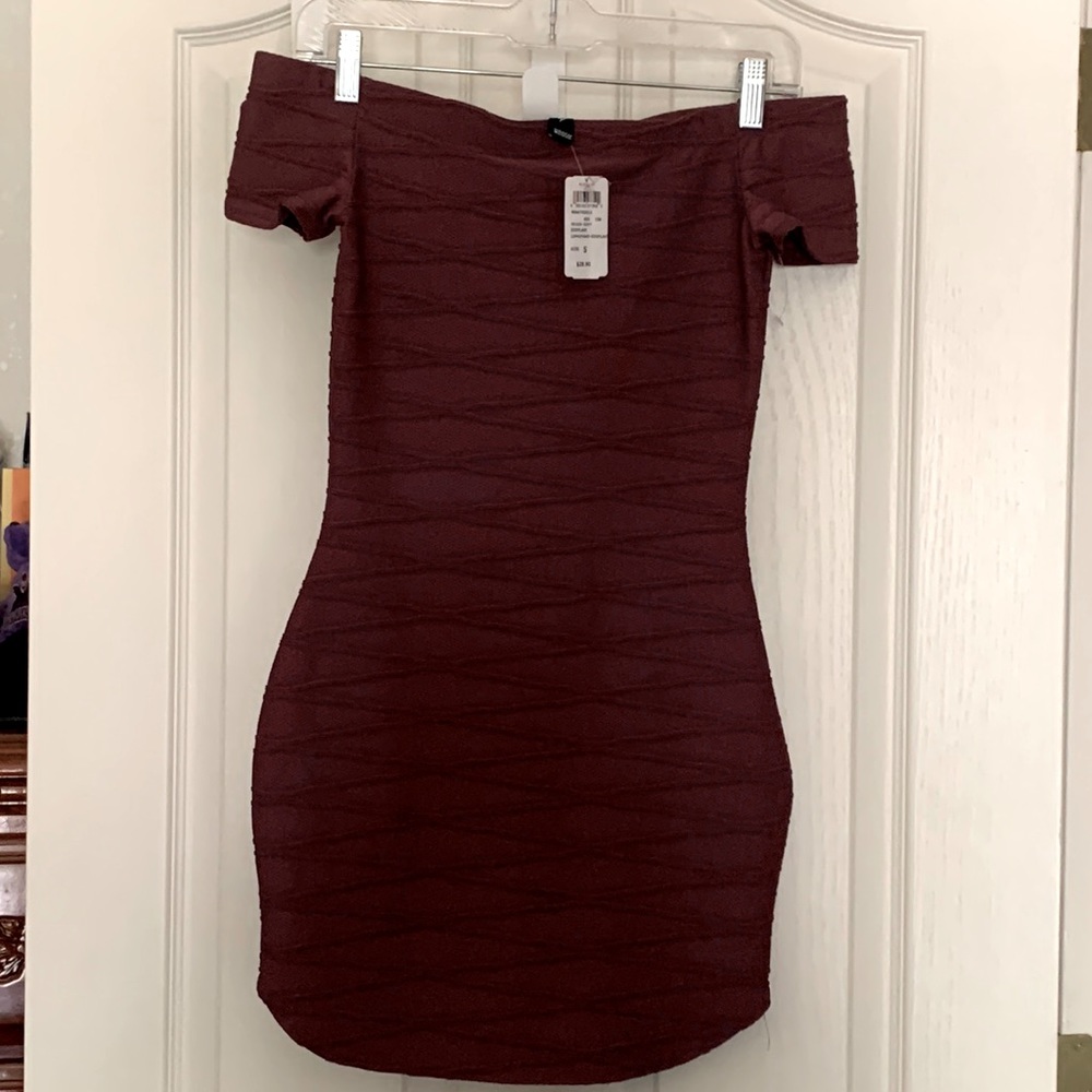 Windsor brand new eggplant bodycon dress